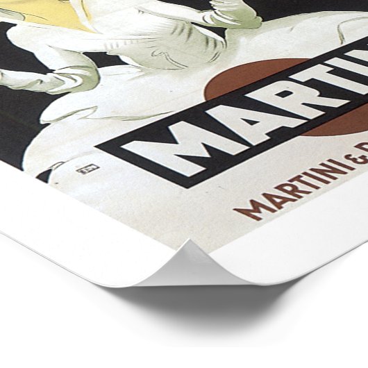 Vermouth Martini Poster (Ecke)