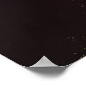 Vermummte Figur Blutsonne Gotischer Bogen Poster (Ecke)