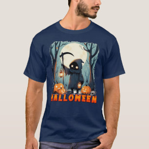 Vermummte Gestalt mit Laterne T-Shirt