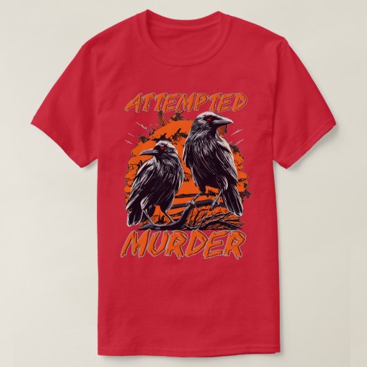 Vermuteter Mord überarbeitet T-Shirt (Design vorne)