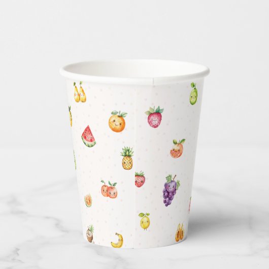 Vermutetes Obst Pappbecher (Rechts)