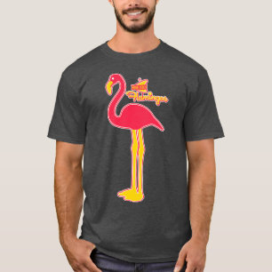 Vermutlich ausgestorbene Miami Beach Flamingos Bas T-Shirt