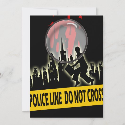 Vermutlich defekter Abendessengeburtstag des Einladung (Vorderseite)