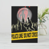 Vermutlich defekter Abendessengeburtstag des Einladung (Stehend Vorderseite)