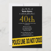 Vermutlich defekter Abendessengeburtstag des Einladung (Rückseite)