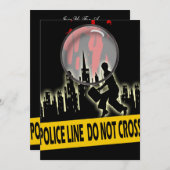 Vermutlich defekter Abendessengeburtstag des Einladung (Vorne/Hinten)