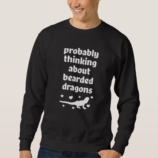 Vermutlich denken Sie an Bartentadronen Sweatshirt (Vorderseite)