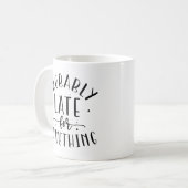 Vermutlich spät für etwas kaffeetasse (Vorderseite Links)