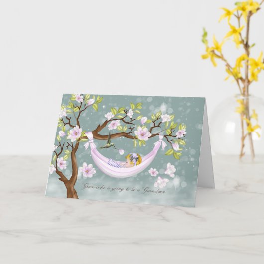 Vermutlich, wer eine Oma-Karte sein wird Karte (Gelbe Blume)