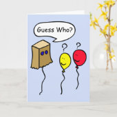 Vermutung die, Ballon-Leute-geheime Karte (Gelbe Blume)