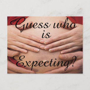 Vermutung, die Karten und Geschenke erwartet