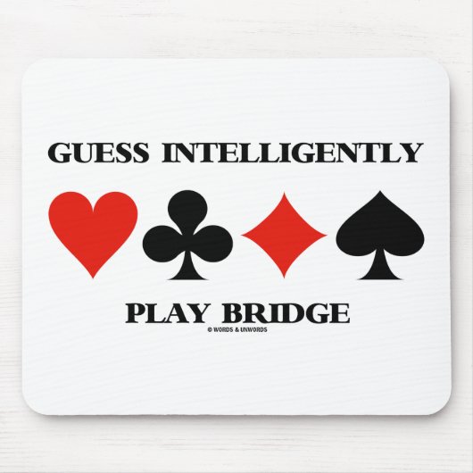 Vermutung spielen intelligent Brücke (vier Mousepad (Vorne)