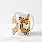 Vermutung was? Corgi-Hintern! Kaffeetasse (VorderseiteRechts)