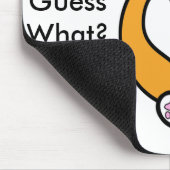 Vermutung was? Corgi-Hintern! Mousepad (Ecke)