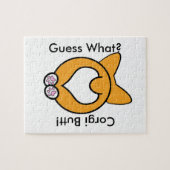 Vermutung was? Corgi-Hintern! Puzzle (Horizontal)