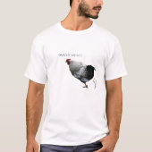 VERMUTUNG WAS? HUHN-HINTERN. lustiges T-Shirt (Vorderseite)