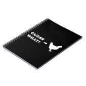 Vermutung was, Huhn-Hintern Notizblock (Linke Seite)