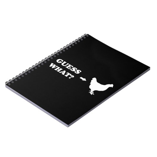 Vermutung was, Huhn-Hintern Notizblock (Linke Seite)