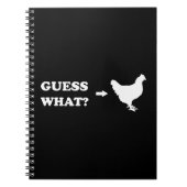 Vermutung was, Huhn-Hintern Notizblock (Vorderseite)