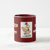 Vermutung was!!! , Huhn-Hintern!!! Tasse (Zentrum)