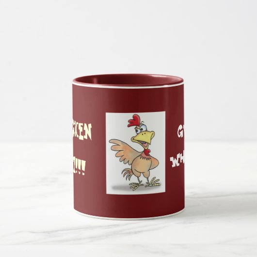 Vermutung was!!! , Huhn-Hintern!!! Tasse (Zentrum)