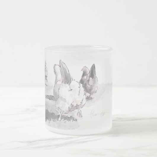 Vermutung was? Mattierte kurze Tasse des (Mittel)