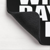 Vermutung, welchen Tag es Buckel-Tageskamel ist Mousepad (Ecke)