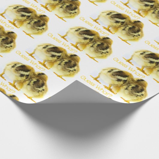 Vermutung welcher Huhn-Hintern Geschenkpapier (Ecke)