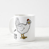 Vermutung welcher Huhn-Hintern Kaffeetasse (Vorderseite Links)