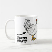 Vermutung welcher Huhn-Hintern Kaffeetasse (Links)