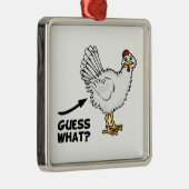 Vermutung welcher Huhn-Hintern Ornament Aus Metall (Rechts)