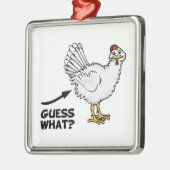 Vermutung welcher Huhn-Hintern Ornament Aus Metall (Links)