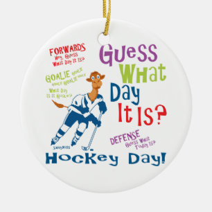 Vermutung welches TagesHockey Keramik Ornament