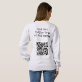 Vern the Prince of a  Lamb Riding Shotgun  Sweatshirt (Schwarz voll)
