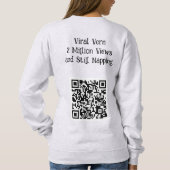 Vern the Prince of a  Lamb Riding Shotgun  Sweatshirt (Rückseite)