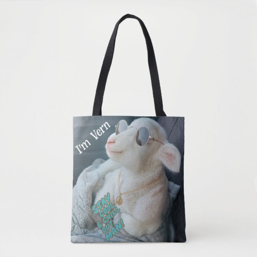 Vern the Prince of a  Lamb Riding Shotgun  Tasche (Vorderseite)