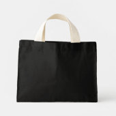 Vernachlässigte Positivtasche Mini Stoffbeutel (Rückseite)