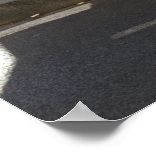 Vernachlässigtes Shopfront Poster (Ecke)