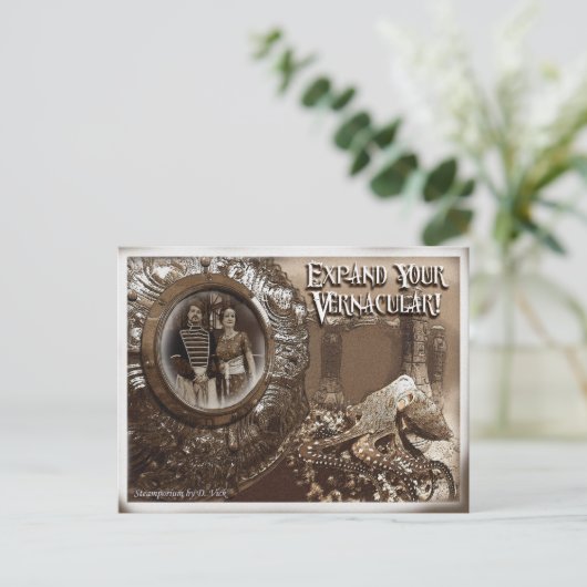 Vernacular Postkarte (Stehend Vorderseite)