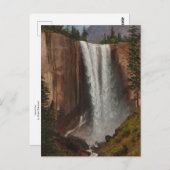 Vernal Fall von Albert Bierstadt Postkarte (Vorne/Hinten)