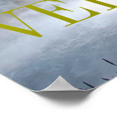 VERNAL FALL, Yosemite Nationalpark ... Poster (Ecke)