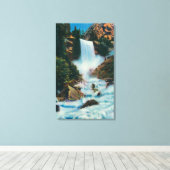 Vernal Falls at YosemiteYosemite, CA Leinwanddruck (Insitu (Holzboden))