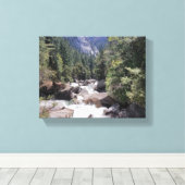 Vernal Falls Downstream Leinwanddruck (Insitu (Holzboden))