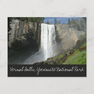 Vernal Falls I im Yosemite National Park Postkarte