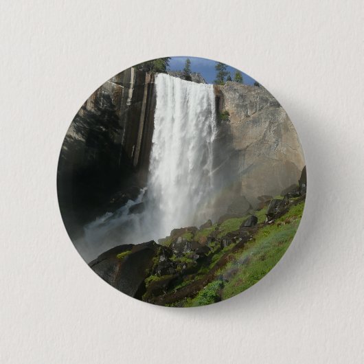 Vernal Falls I in Yosemite National Park Button (Vorderseite)