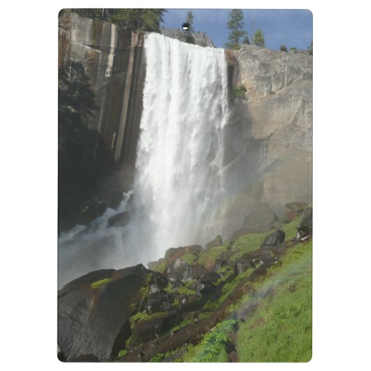 Vernal Falls I in Yosemite National Park Klemmbrett (Rückseite)