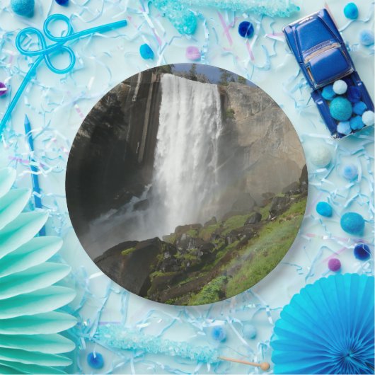 Vernal Falls I in Yosemite National Park Pappteller (Party)