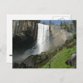 Vernal Falls I in Yosemite National Park Postkarte (Vorne/Hinten)