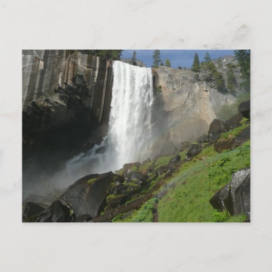 Vernal Falls I in Yosemite National Park Postkarte (Vorderseite)