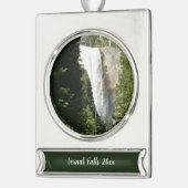 Vernal Falls II. im Yosemite-Nationalpark Banner-Ornament Silber (Links)